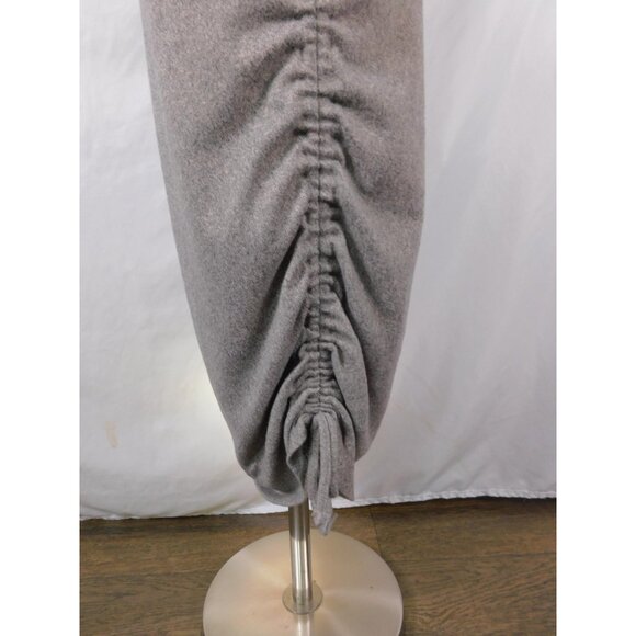 Discreet Dress Womens Large Gray Ruched Side Drawstring 3/4 Sleeve KL5081N - Picture 5 of 14